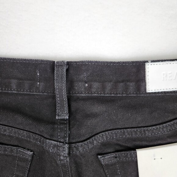 Re/Done Womens Originals 70s Low Rise Bell Bottom Jeans Size 29 Black New - Picture 7 of 14